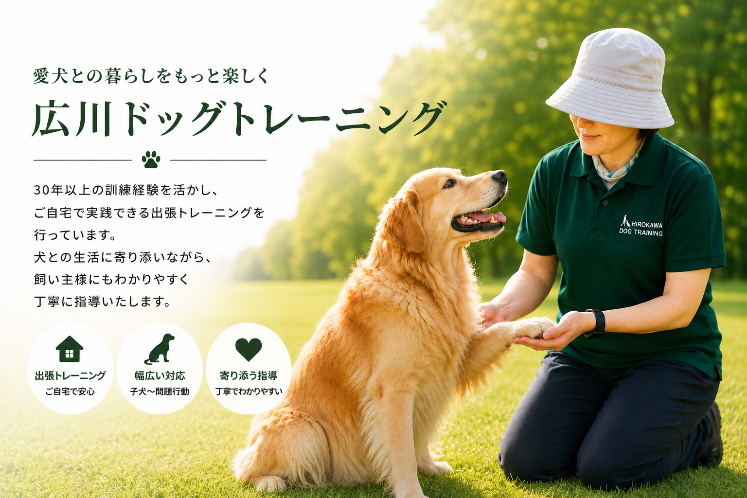 東京出張専門の広川ドッグトレーニング
